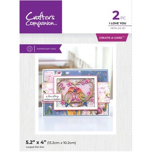 Love Birds Metal Die by Crafters Companion