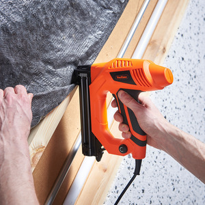 2 in 1 Electric Nail Gun - Orange by VonHaus