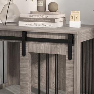 PawHut Dog Crate Furniture with Removable Cushion by PawHut