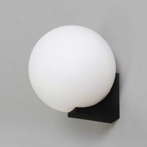 Bola Bathroom Flush Ceiling Light - Black by Litecraft