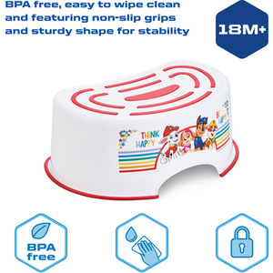 Paw Patrol Step Stool - Red - Red by Paw Patrol