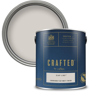 Crown Crafted Luxurious Flatt Matt Paint - Clay Like by Crown Paints