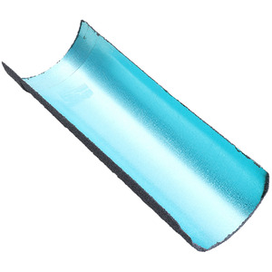 Set of 10 Half Round Asphalt Shingle Coated Metal Roofing by Livingandhome