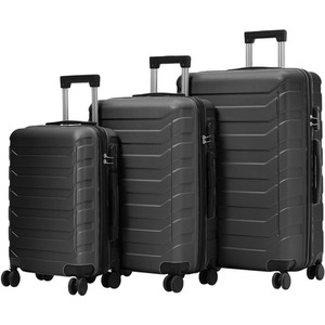 Rolling Hardshell Luggage Travel Suitcase by Livingandhome