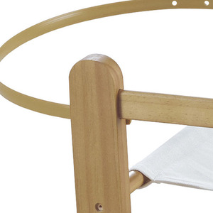 Little Gem Rocking Moses Basket Stand Natural - Brown by Kinder Valley