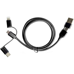 5 in 1 Charging Cable - Black by Sensei