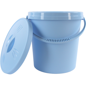 Junior Joy Nappy Bin with Lid - Blue by Junior Joy