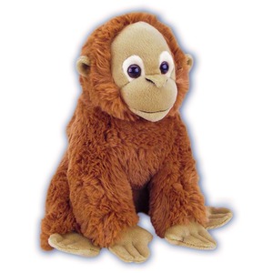 Sitting Orangutan Soft Toy - Orangutan by Blue Frog Toys