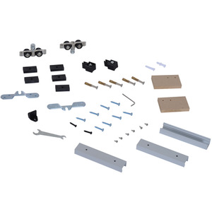 HOMCOM Sliding Barn Door Track - Brown by HOMCOM