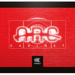 TARGET DARTS Arc Dartboard Cabinet Set - Black by TARGET DARTS