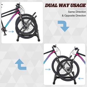 HOMCOM Bike Rack - Black by HOMCOM