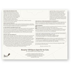 Beaphar Cat Spot On Flea Repellent - 3 by Beaphar
