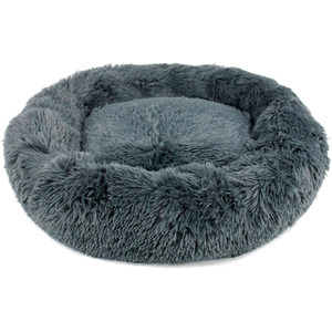 Fluffy Dog Bed in Dark Grey - Dark Grey / L by Actiaspet