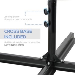 Outsunny 2.5M 360 degree Rotation Garden Cantilever Parasol by Outsunny