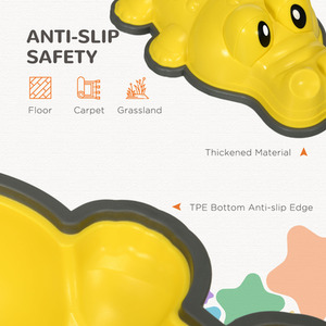 ZONEKIZ Crocodile Designed Balance Stones with Anti Slip Edge - Blue / 40.5cm by ZONEKIZ