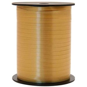 Reel of Curling Ribbon 500 Meters - Gold by Kingsbury Gifts