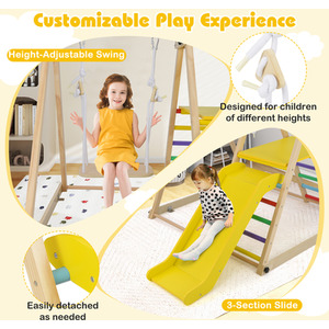 Montessori Playground Climber Playset by Costway