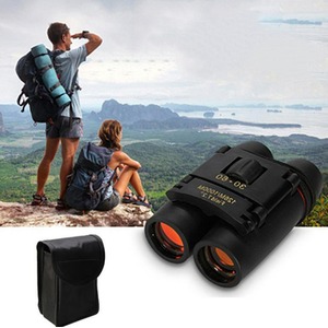 Folding Binoculars with Night Vision - Black