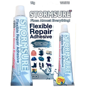 White Stormsure Flexible Repair Adhesive 15g - White by STORMSURE