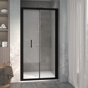 Bifold Shower Door Enclosure Reversible Folding Shower Cubicle
