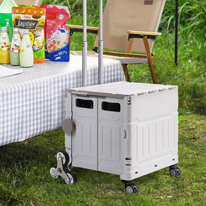 Folding Stair Climbing Shopping Trolley by lifeideas