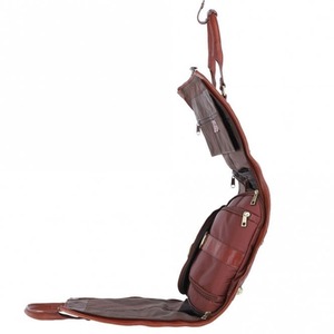 Premium Leather Holdall with Detachable Shoulder Strap - pl-49 - Tan by Ashwood Leather