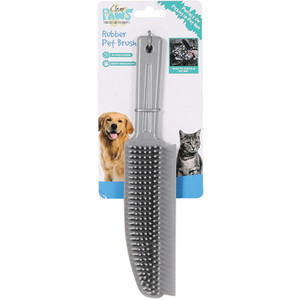 Clever Paws Rubber Pet Brush by Clever Paws