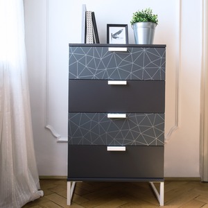 dc fix Tico Silver Self Adhesive Vinyl Wrap by d-c-fix