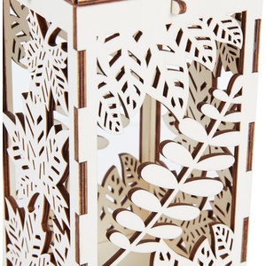 Autumn Wooden Lantern by The Fall Collection