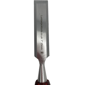 Lumberjack 4 Piece Chisel Set Bevel Edge With Strike Through Cap - Red by Lumberjack