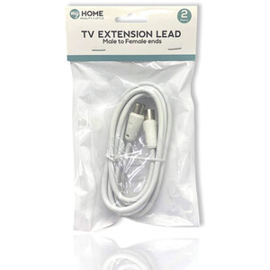 2 Metre TV Extension Lead by My Home