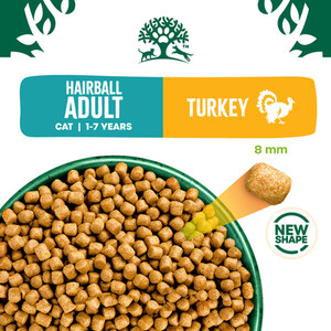 James Wellbeloved Hairball Turkey Adult Cat Food - Brown by James Wellbeloved