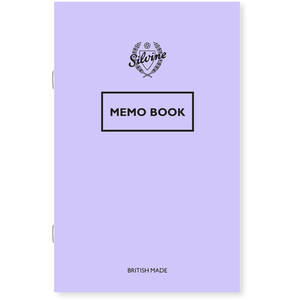 A6 Pastel Memo Notebook by Silvine