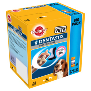 Pedigree Dentastix Daily Oral Care for Medium Dogs - 56 by Pedigree