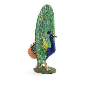 PAPO Farmyard Friends Peacock Toy Figure - Blue by PAPO