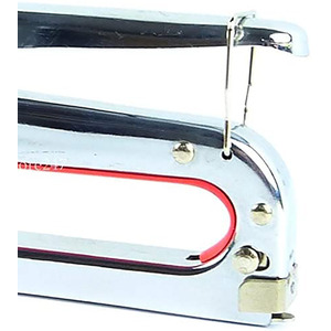 Staple Gun Upholstery DIY Powerful Tacker 1000 Staples Included - Silver by HyFive