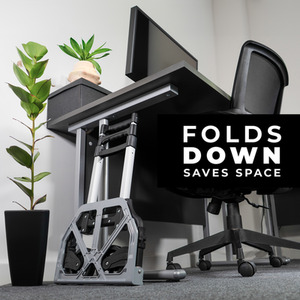 Folding Hand Truck Max Load 80Kg - Silver by WMR