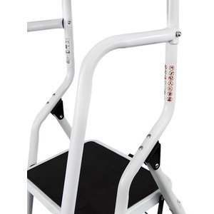 Step Ladder With Handrail - White / 3-Step by Vida Designs