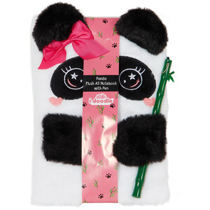 Panda Plush A5 Notebook with Pen by i-doodle
