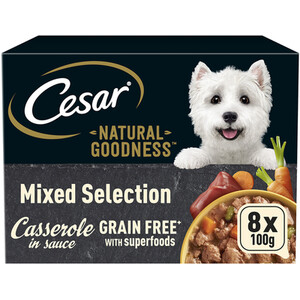 Cesar Natural Goodness Wet Dog Food in Sauce by Cesar