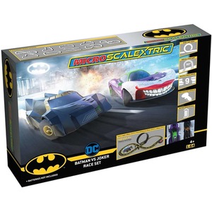 Micro Scalextric Batman vs Joker Racing Set - Neutral by Scalextric