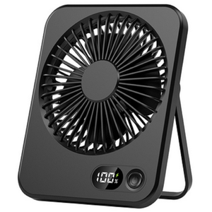 USB Rechargeable Portable Desktop Fan - Black