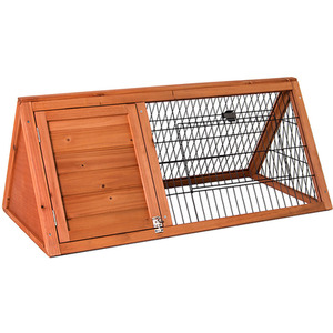 Triangle Wooden Pet Hutch - Wood by Vida Designs