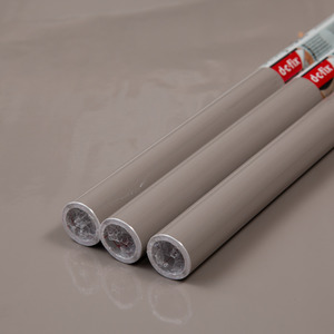 dc fix Glossy Taupe Self Adhesive Vinyl Wrap for Kitchen Doors and Furniture by d-c-fix