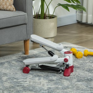 SPORTNOW Mini Stepper with LCD Monitor and Non-Slip Pedals - Grey by SPORTNOW