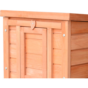 PawHut Wooden Pet Hutch Small Animal House by PawHut