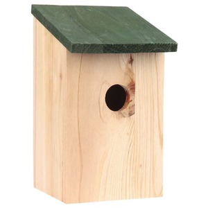 Wooden Nest Box - Brown by Speaks