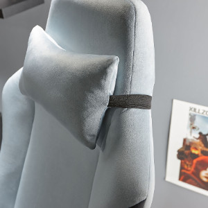 XRocker Messina Chenille Gaming Chair - Silver by X Rocker