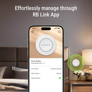 Panic Alarm Button - White by Roombanker