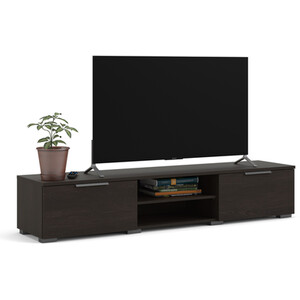 Match 2-Drawer 2-Shelf TV Unit - Black